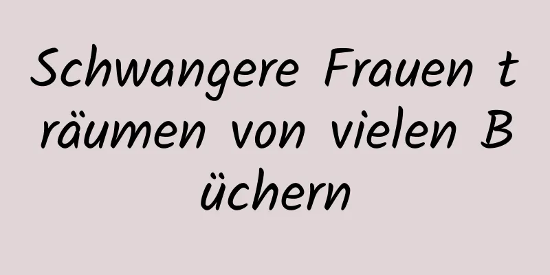 Schwangere Frauen träumen von vielen Büchern