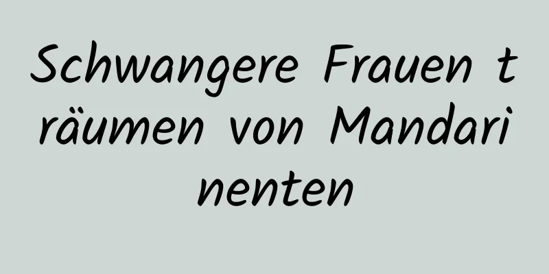 Schwangere Frauen träumen von Mandarinenten