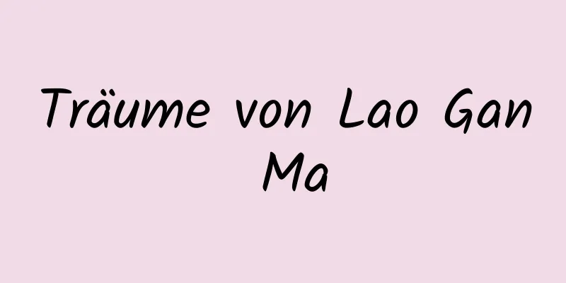 Träume von Lao Gan Ma