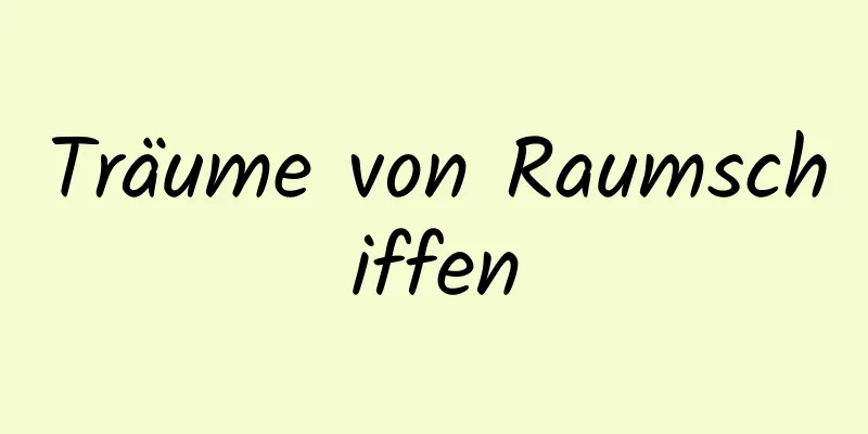 Träume von Raumschiffen