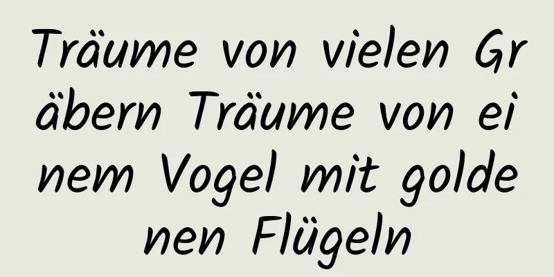 Träume von vielen Gräbern Träume von einem Vogel mit goldenen Flügeln