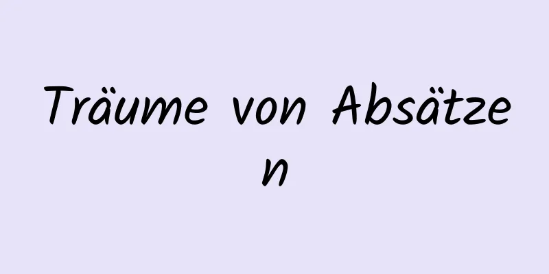 Träume von Absätzen