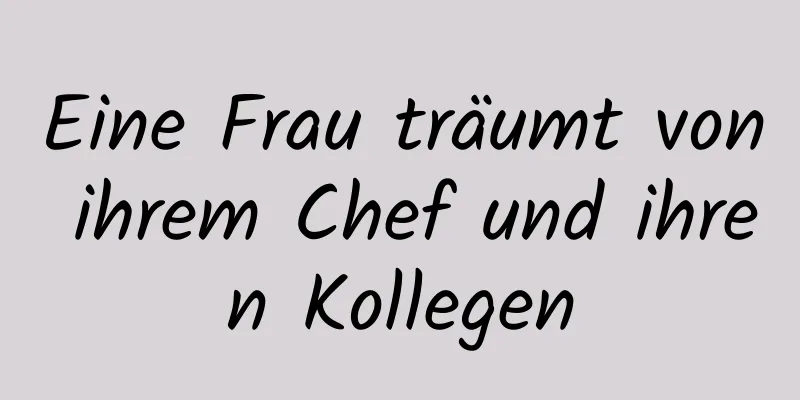 Eine Frau träumt von ihrem Chef und ihren Kollegen