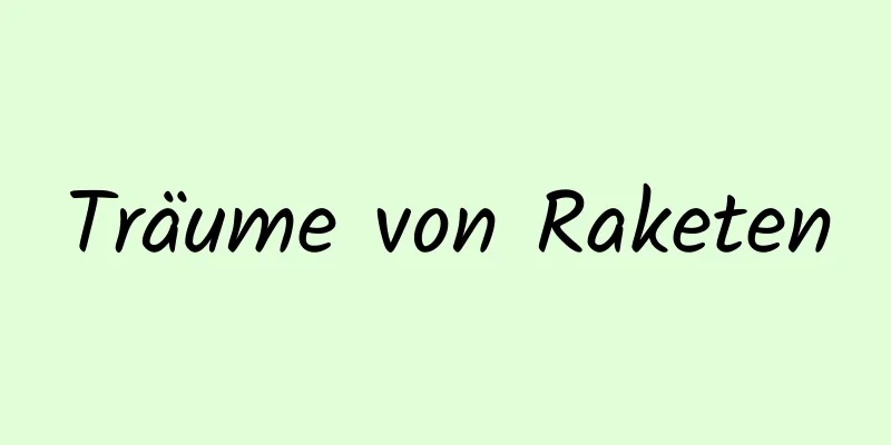 Träume von Raketen