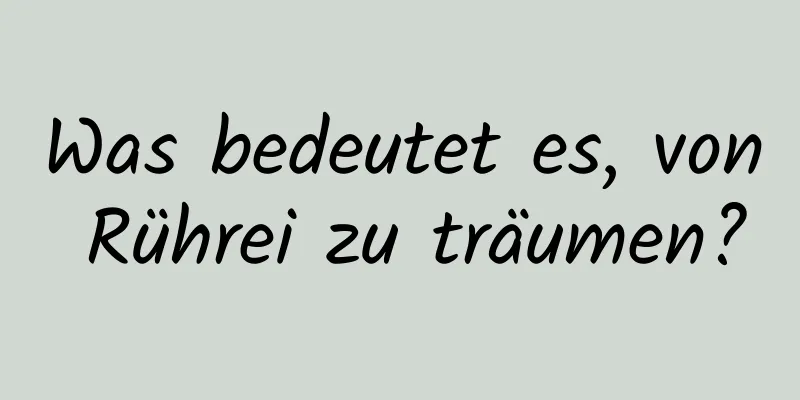 Was bedeutet es, von Rührei zu träumen?