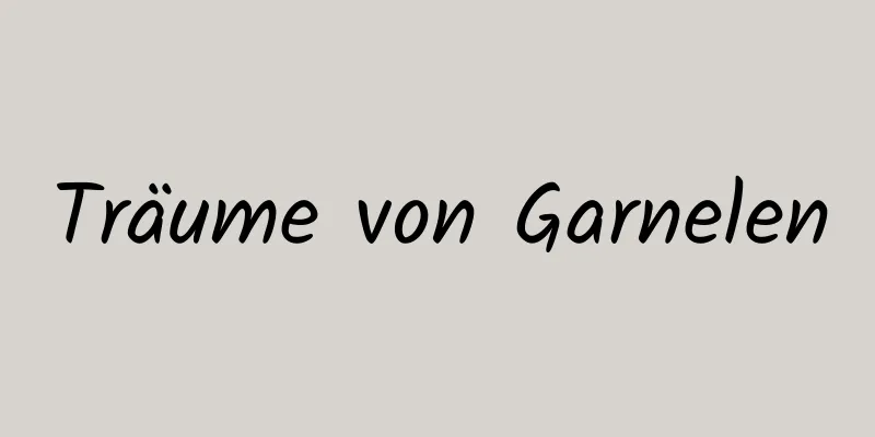 Träume von Garnelen